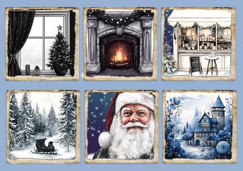 Christmas card toppers - , for