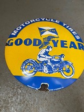 Enamel Sign Goodyear