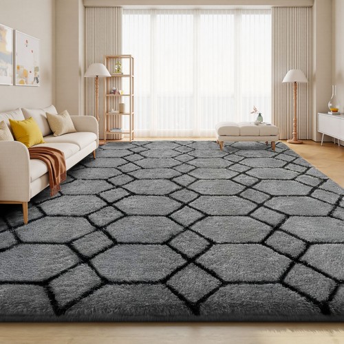 Fluffy rugs large shaggy - rugs,