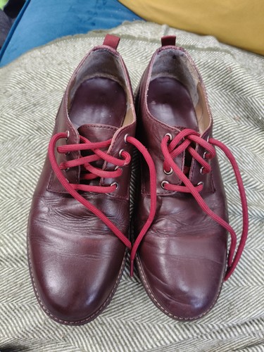 Oxblood red leather martens - dr,