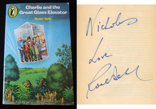 Roald dahl signed charlie - roald,