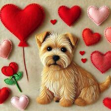 Single Luxury Norfolk Terrier Birthday Card Dog Gift/Present FH