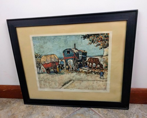 Retro framed gypsy camp - gypsy,
