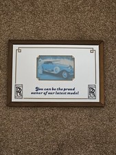 Rolls Royce Framed Picture