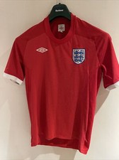 red 2010 england shirt away   Retro  Vintage tailored by Umbro 1966 Medium 40