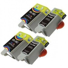 4x KODAK 30 XL BLACK & 30CL COLOR INK CARTRIDGES FOR KODAK ALL-IN-ONE PRINTER
