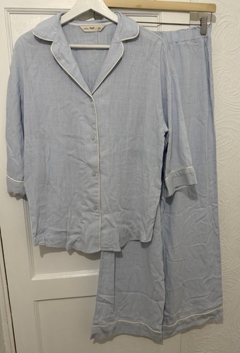 Tesco blue pyjama set with - f&f,