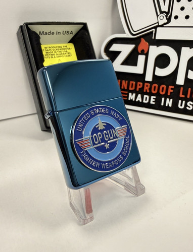 Zippo lighter top gun - top, navy