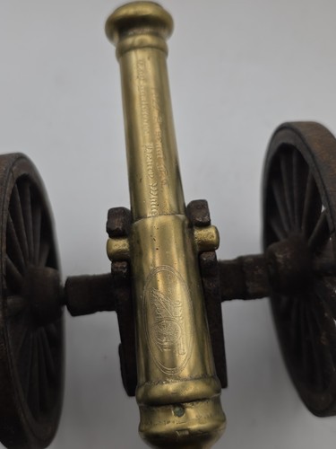 Arsenal brass metal cannon - fc, brass/metal