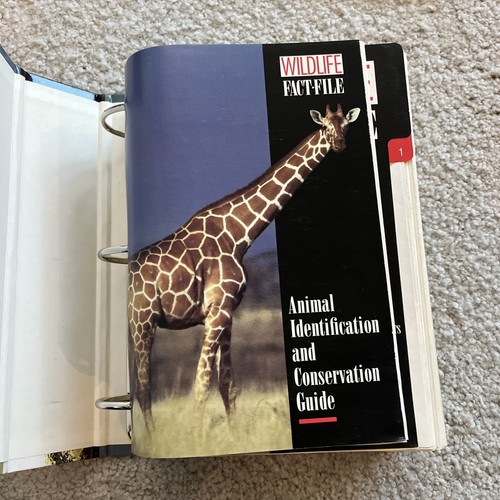 Wildlife fact file binder - wildlife,