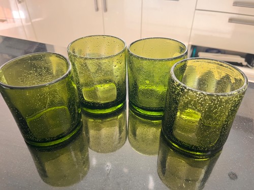 Set retro green - retro, bubble
