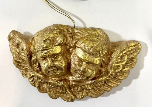 Vintage wood golden - golden, gilt