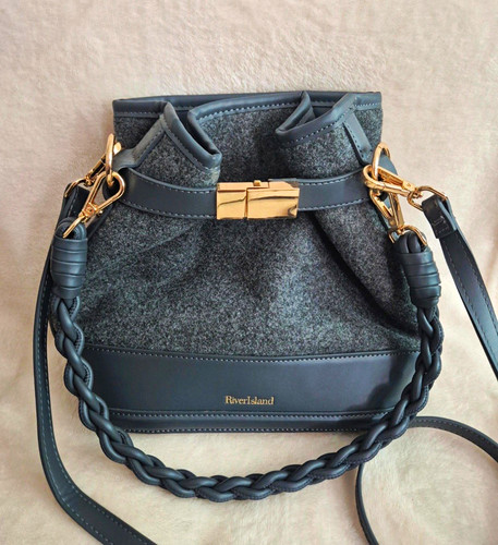 River island grey felt - river,