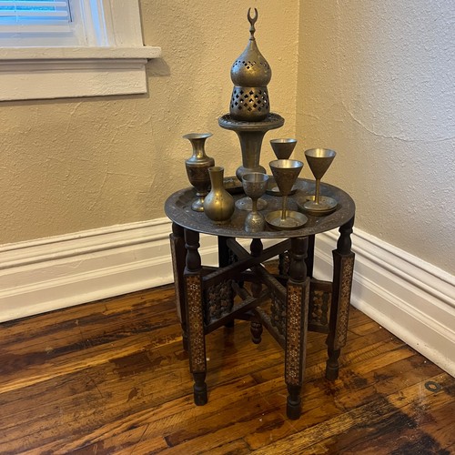 Ottoman hand hammered moroccan - ottoman,
