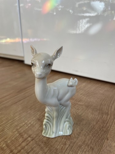 Vintage white glazed porcelain