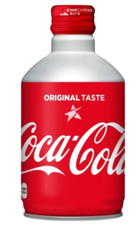 Coca Cola 3 X 300ml Original Taste Aluminium Bottle Collectors Item Japan 