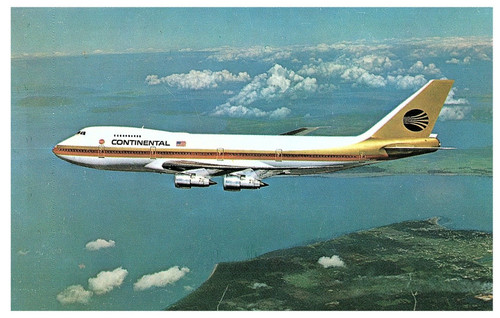 Continental 747 proud bird - 747,