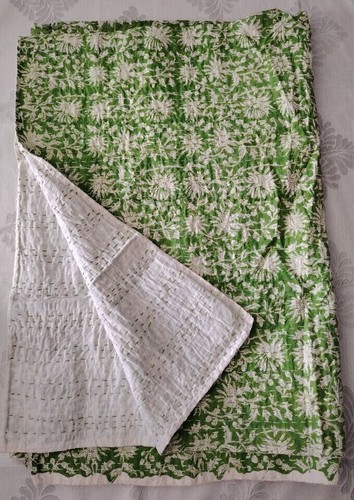 Kantha quilt single throw - quilt,