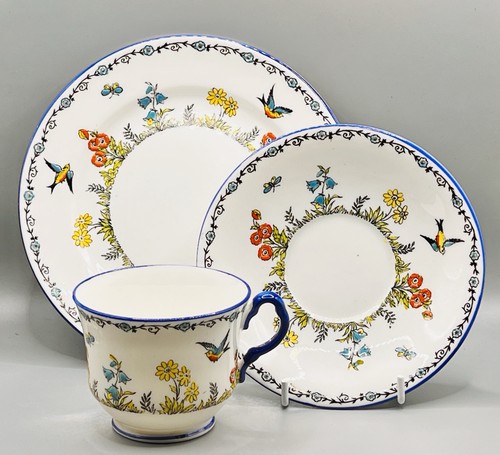 Coolingwood bone china trio - bone,