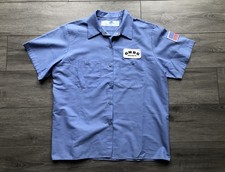 GAS MONKEY RED KAP Bowling American Car Garage Work Shirt -  Size L