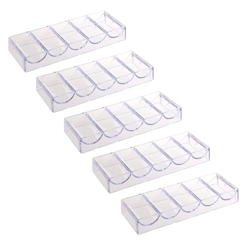 Pofet 5pcs acrylic poker chips - 5pcs,