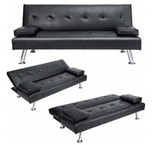 3 Seater Fabirc Sofa Bed Click