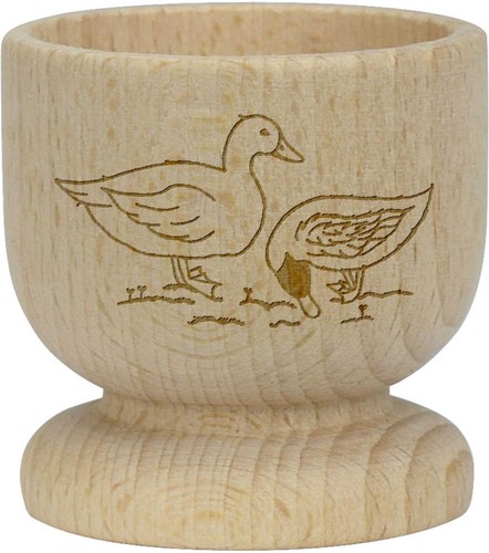 Ducks wooden egg cup - wooden,
