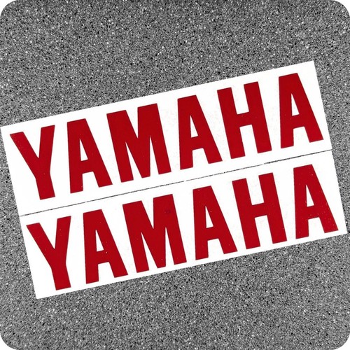Yamaha red vinyl decals set - vinyl,