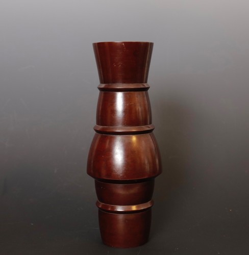 Superb japanese bronze vase - ,