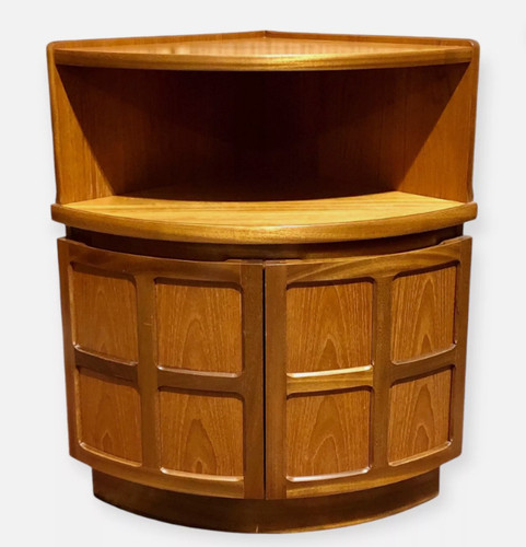 Mid century modern teak nathan - mid-century,