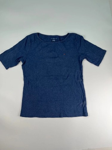 Tommy hilfiger blue marl crew - hilfiger,