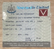 Match Ticket - Newcastle
