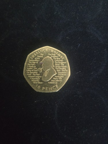 2019 sherlock holmes 50p - 2019,