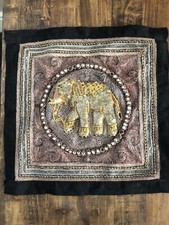 Beaded sequin tapestry wall - sequin,
