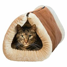 2 In 1 Self Magic Heating Thermal Pet Tunnel Bed For Cat, Dog Puppy And Warm Mat