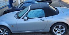 MAZDA MX5 FABRIC ROOF SOFT TOP - ON FRAME - MK3 NC (2005 to 2015) BLACK MOHAIR