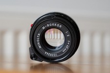 Minolta M-Rokkor 40mm F2 Leica M-Mount Rangefinder Lens Summicron-C