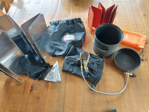 Primus spider stove - stove, pots