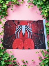 Red Spider-Man Logo Sticker – vinyl decal for PS5 DualSense controller