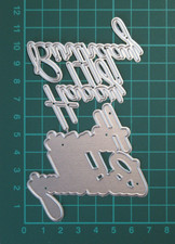 Happy Birthday Metal Die /