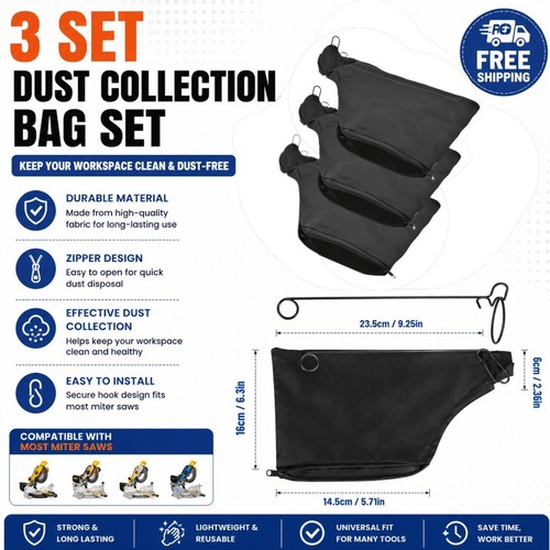 Set dust collector bags - 3,