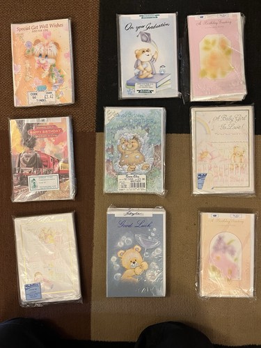 100 greeting cards various - 100,