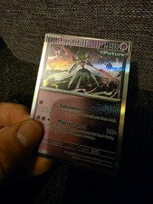 pokemon printing crimp error. Iron Valiant 080/162. Huge crimp, great placement.