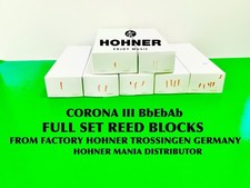 HOHNER  FULL SET REED BLOCKS