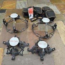 Two pairs Weissenfels Clack and Go adjustable Snow Chain F30 Size. 