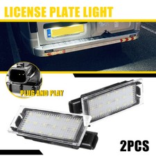 2Pcs Number License Plate LED Lights Fit For Vauxhall Movano Vivaro 93450297 New