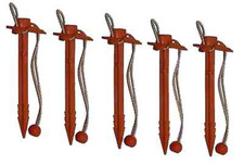 BAG of 5 Pyramid Plastic