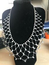 NECKLACE DESIGNER JEWELLED STUNNING STATEMENT UNUSED PIECE- Makes Great Gift
