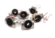 6 x B13B 13 Pin Nixie Tube Chassis Mount Sockets Used