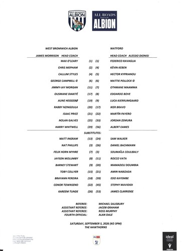 2026 west bromwich - 2026/09/05,